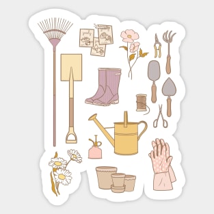 Gardening Supplies Sticker